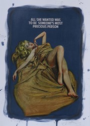 Precious Person (Blue) by The Connor Brothers - Hand Coloured Edition sized 12x16 inches. Available from Whitewall Galleries